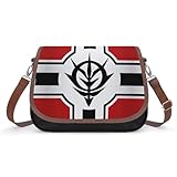 機動戦士ガンダム シャア2 アニメ ショルダーバッグ レディース 小さめ 斜めがけ ポシェット PUレザー おしゃれ ミニバッグ 大容量 防水 肩掛けバッグ メッセンジャーバッグ 長さ調節可能 ビジネスバッグ 通勤 通学 旅行 誕生日 プレゼント