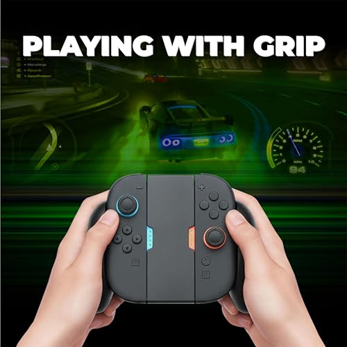 Image of NiTHO Joy-Con Grip for Switch 2, Ergonomic Gamepad Handheld Grip Compatible with Switch 2 Joy-Cons, Clip & Play Grip Handle Attachment Accessories for Switch 2