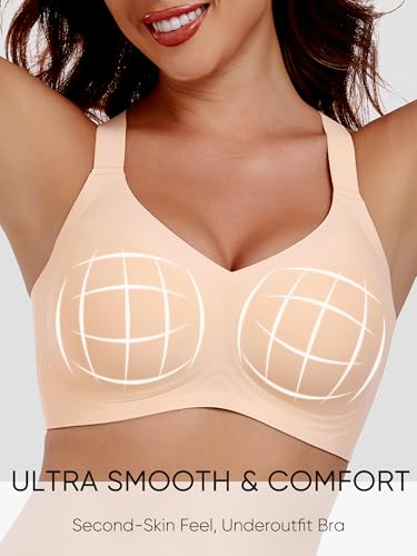 Gailife Womens Wireless Push Up Bras for Women No Underwire Seamless Full Coverage Supportive T Shirt Everyday Bras4
