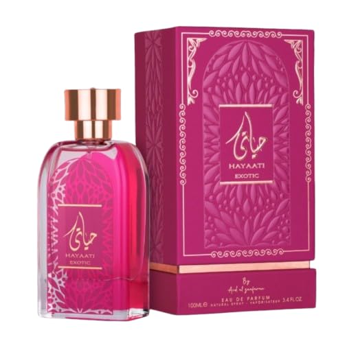 Hayaati Exotic Eau de Parfum – 100ml Long Lasting Unisex Fragrance – Bold, Sweet, and Warm Scent – Perfect for Daily & Evening Wear – Arabic Inspired Perfume