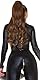 Koucla Sexy Wetlook Overall mit Zips, Farbe:Schwarz, Größe:M, 0000OV203311