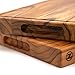 Non Toxic Wood Cutting Board - Conditioned with Natural Beeswax Flaxseed & Lemon Oil - Free of Mineral Oil - Made of FSC Certified Acacia Wood - 16