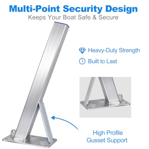 XIANGZI 4mm Hot-Dip Galvanized Boat Trailer Winch Stand with U-Bolts by XIANGZI - Used condition - Image 2