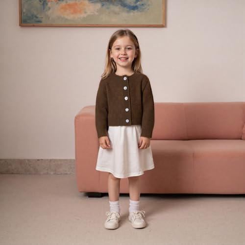 Toddler Little Girls Boys Cardigan Solid Long Sleeve Knit Sweater Kids Fall Winter Clothes Newborn Infant Sweaters2