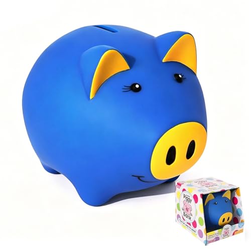 Image of Piggy Bank for Kids, Piggy Bank for Boys, Glow in the Dark | Glow in the Dark Plastic Piggy Bank, Coin Bank Suitable for Boys and Girls