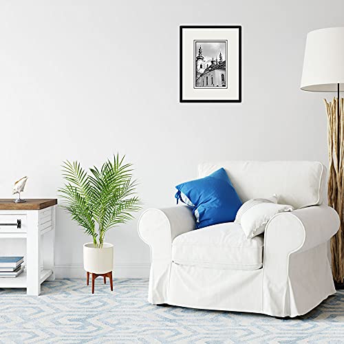 Besamenature 30" Little Artificial Paradise Palm Tree Plant, Fake Tropical Palm Tree For Home Office Decoration #TOP7