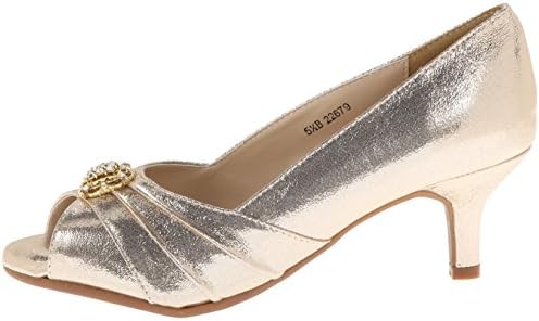 Dyeables Women's Kristin Dress Pump, Champagne, 6 M US | Image 7