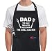 Xornis 100% Cotton Funny Aprons Grill Master with 2 Pockets BBQ Grilling Adjustable Bib Aprons Gifts for Men Dad Friends Father Barbecue