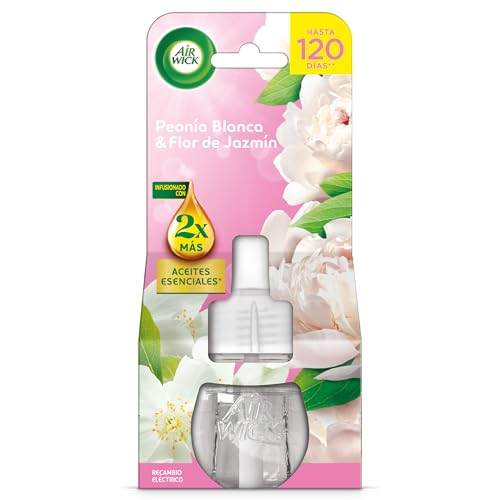 Air Wick Ambientador Eléctrico Recambio White Bouquet, 19 Mililitros