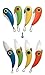 NEW Unique Bird Folding Handle Survival Knife Kitchen Tool Colorful Vegetable Knives 4 Piece Premium Ceramic Camping Knives 4 Portable Knife Set Best Kitchen Fruit Knifes Set (4 Color Knifes)