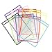 Hillento Set of 10 Dry Erase Pocket, Oversize 10