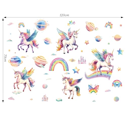 Vinilo Decorativo unicornio SHUCHING DIY 9 piezas miniatura 4