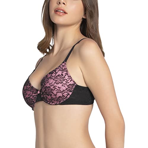 Image of Amante Lace Padded Underwire Full Coverage Bridal T-Shirt Bra