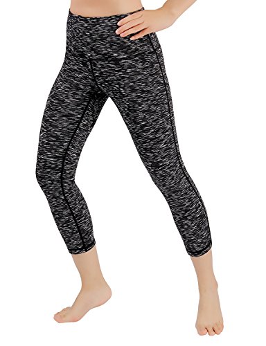 ODODOS Women's High Waisted Tummy Control Yoga Pants, 7/8 Length Leggings with Inner