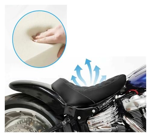 Asiento individual de conductor con acabados premium para Softail Fat Boy Breakout 2