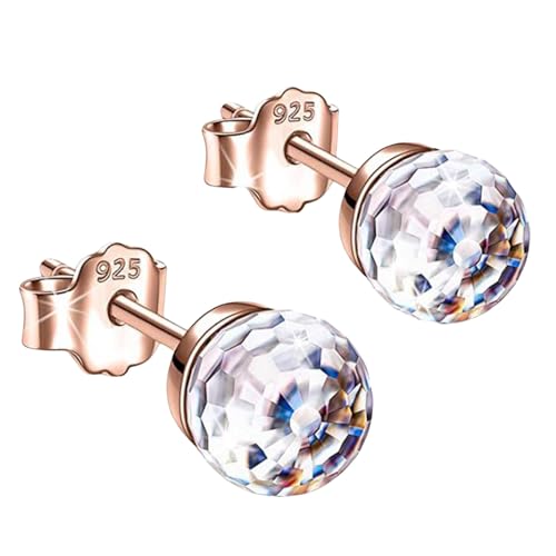 Boucles d'oreilles d'anniversaire colorées à offrir avec stud complet étincelant mystérieux