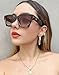 VISOONE Fashion 100% UV400 Protection Rectangle TR90 Y2K Sunglasses Accessories for Women Men RIVER