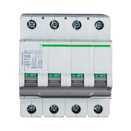 Disjoncteur miniature OSMC32N4C contre les courts-circuits 400V sur rail DIN