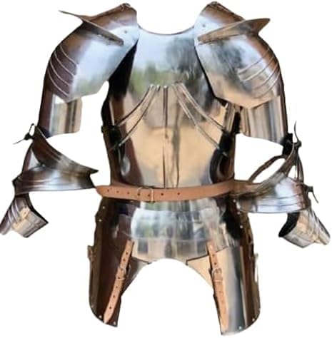 Medieval Knight Gothic Steel Wearable Half Suit of Armor