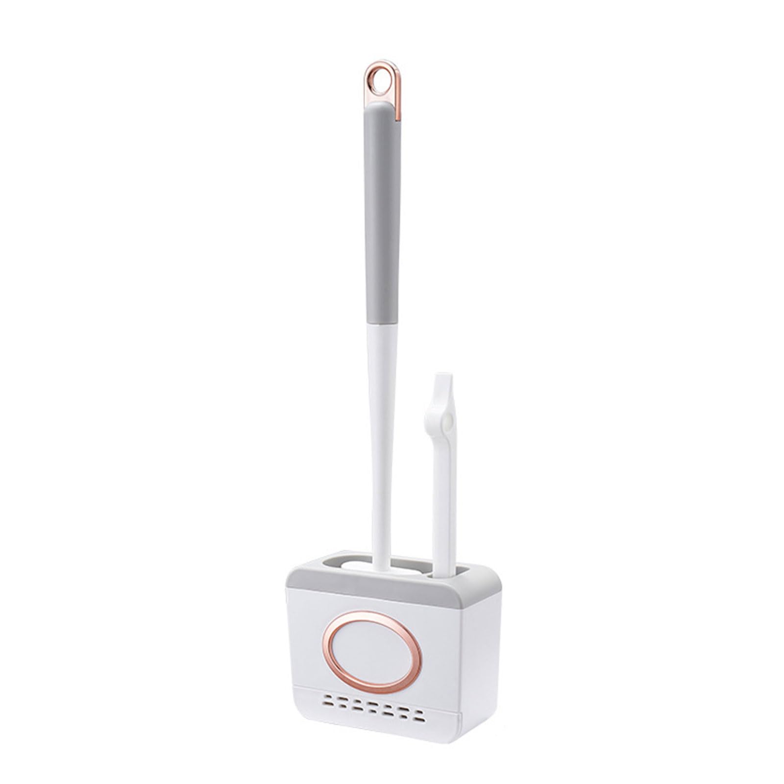 Hanging Toilet Brush Cleaner with Long Handle Flexible Cleaner Bathroom Brush Quick Drying Holder Bathroom Accessories Toilet Scrubber Accessories