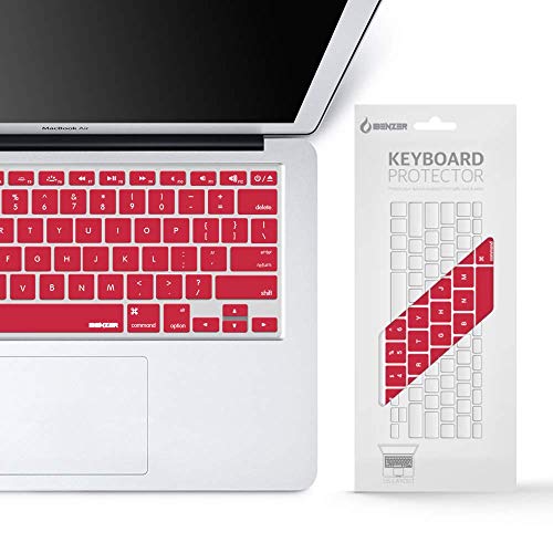 iBenzer MKC01RD Macaron Series Keyboard Cover for MacBook Pro 13