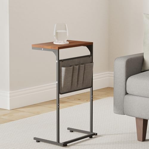 image for Vantic C Shaped End Table Set of 2, Small Side Table for Couch and Rec