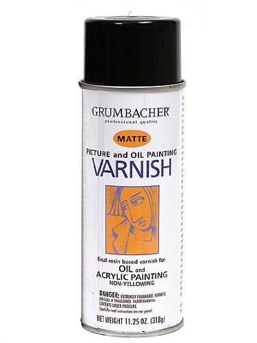 Grumbacher Picture and Oil Painting Varnish Matte 11.25 oz.