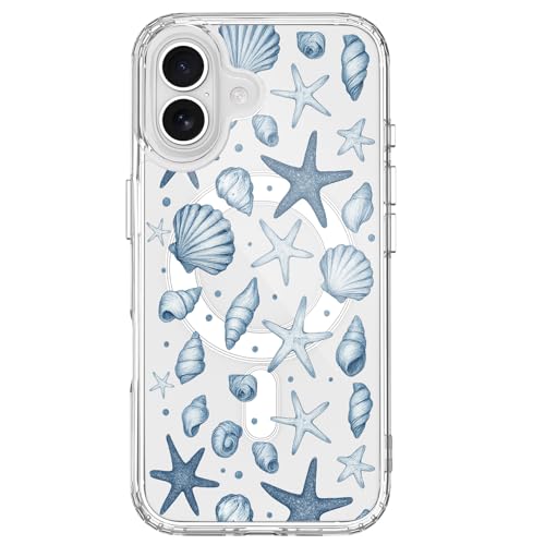 Coque iPhone 16 Plus MagSafe transparente et antichoc pour femmes