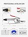 JASTIND 4Pcs Air Blow Gun Kit, 2-Way Connection Air Nozzle Blow Gun with Rubber Tip & 1/4IN Standard Quick Plug, Air Compressor Accessories Blower Gun for Dust Cleaning
