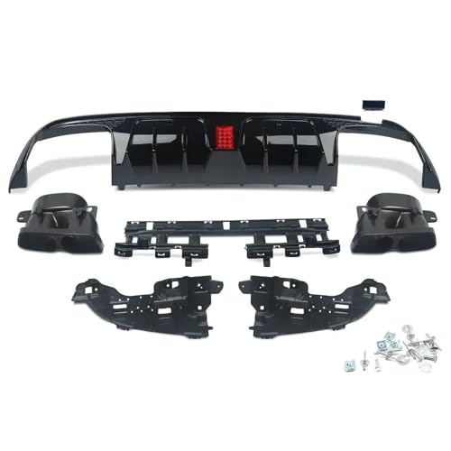 Pack Diffuseur Look Carbone Haute Finition pour Mercedes W205 C63 C43 Berline