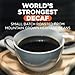 Maud's World's Strongest Decaf Coffee Pods, 18 ct, Decaffeinated Dark Roast Coffee in Single Serve Pods – 100% Arabica Coffee, Compatible with Keurig K Cups Maker