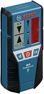 Bosch Professional Laser Receiver LR2 (Accessories for Line Laser, in Box)