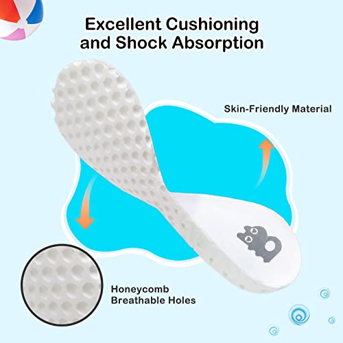 Besroad First Baby Walking Shoes Boy Girl Tiny Feet Summer Sneakers Soft Baby Grip Barefoot Shoes Sneakers Non-Slip Walkers Gradient Black 4.5-5 Toddler #TOP5