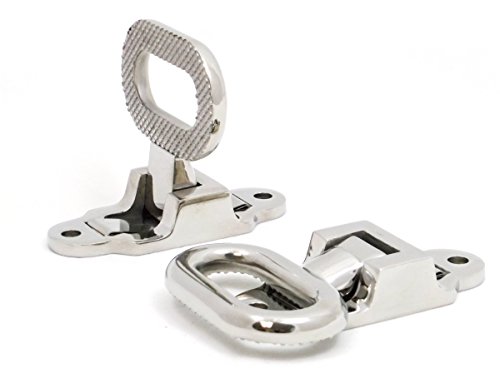 Red Hound Auto 2X Stainless Steel Folding Step Assist Grab Handle Marine Grade Safety Truck RV Boat Foot - Thumbnail 2