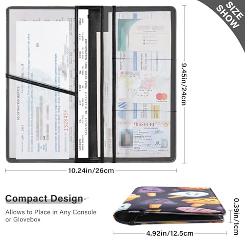 Organizador para documentos auto compacto miniatura 3