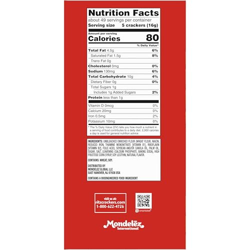 RITZ Original Crackers, Snacks for Kids and Adults, Lunch Snacks, Party Size, 27.4 oz image 3