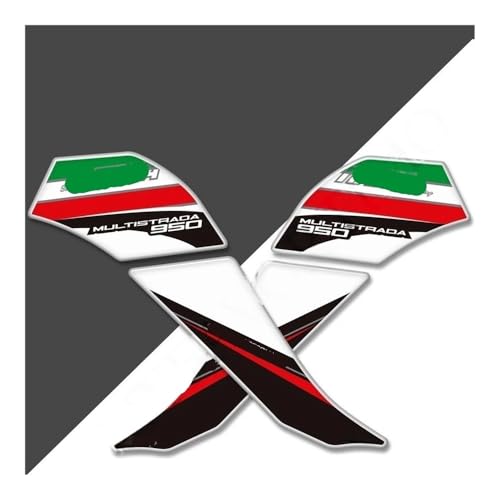 Autocollants de protection réservoir moto Multistrada 950S kit finition premium anti rayures