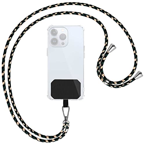 Universal Handykette Mint Grün - Längenverstellbares Nylonband Mit Karabiner Für Smartphones