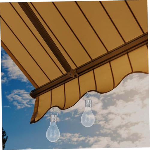 Lámparas colgantes solar de cobre con luz giratoria transparente LED 6