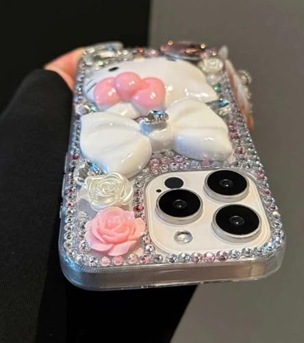 Coque iPhone 17 Pro motif dessin animé mignon boîtier transparent tendance - 3