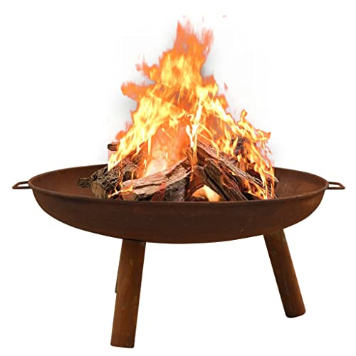 Genérico Brasero de Acero 91x81,5x40 cm Casa y jardín,Chimeneas Marrón 7,8kg