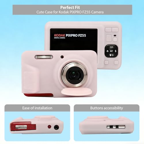 Funda de silicona para cámara Kodak PIXPRO FZ55 miniatura 4