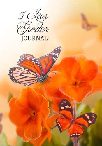 5 Year Garden Journal Orange Pansy une idée cadeau pour jardinier