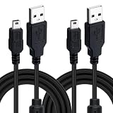 Mcbazel 2Pack 10ft Mini USB Cable for PS3 Controller Charger, USB 2.0 to Mini B Charging Cord, Data Transfer...