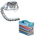 (2 In 1) 42 Packs Flex Flexy Flexi Twist Foam Hair Curler Rollers Curling Rods + Hair Dryer Bonnet Attachment