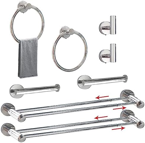 Chihod 8PCS Adjustable Bathroom Hardware…