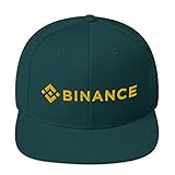 Binance Cryptocurrency Exchange Crypto Flatbrim Flat Brim Snapback Hat Cap X1
