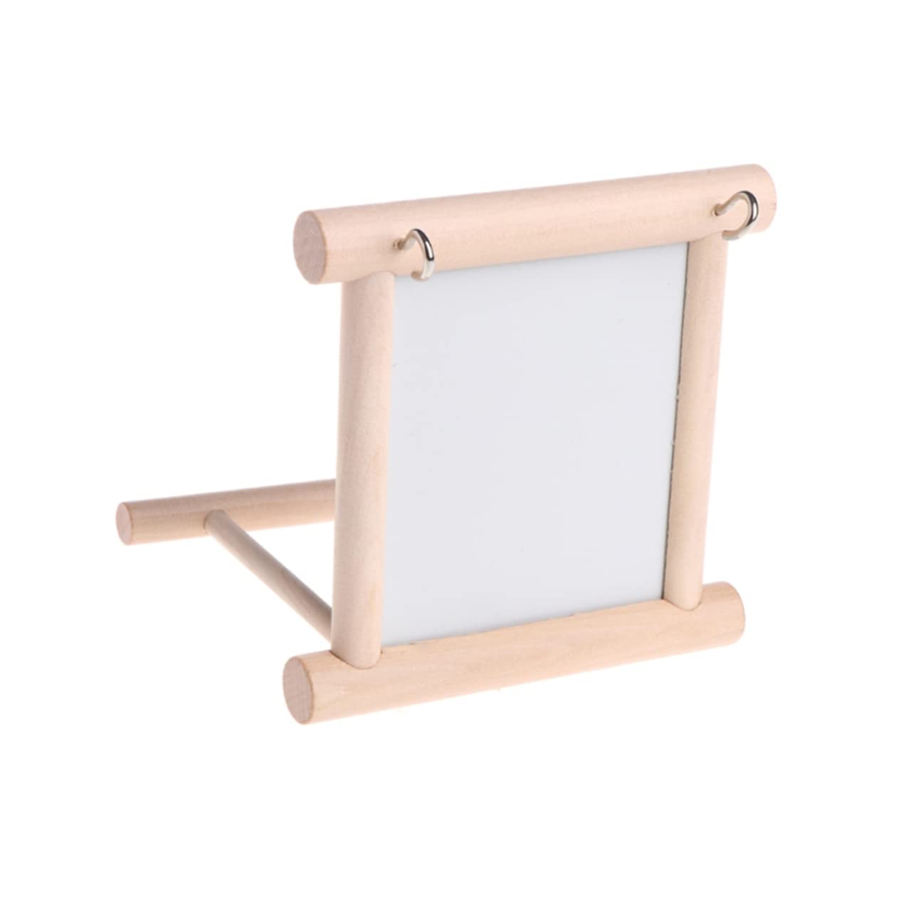 BESPORTBLE 4 Pezzi Giocattoli Per Gabbia Per Pappagalli Altalena Per Uccelli Specchio Parrocchetto Fringuello Calopsitta Supporto Per Gabbia Per Uccelli