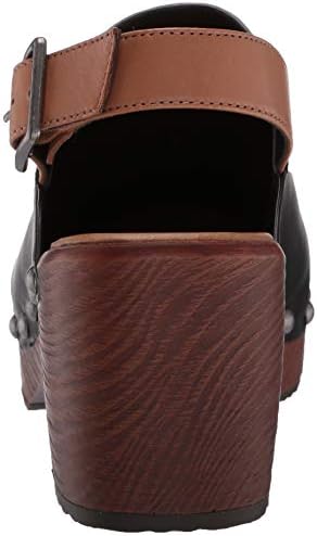 Aerosoles Women's Clog, Tailored, Black Leather, 5 | Image 2