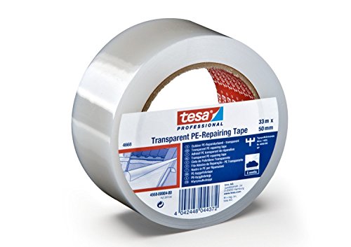 Tesa Outdoor Reparatur-Klebeband, 50 mm x 33 m, Transparent